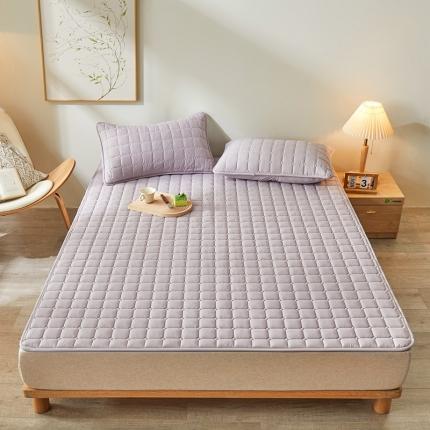 雅萱 2023新款原棉大豆床垫大床图 灰色