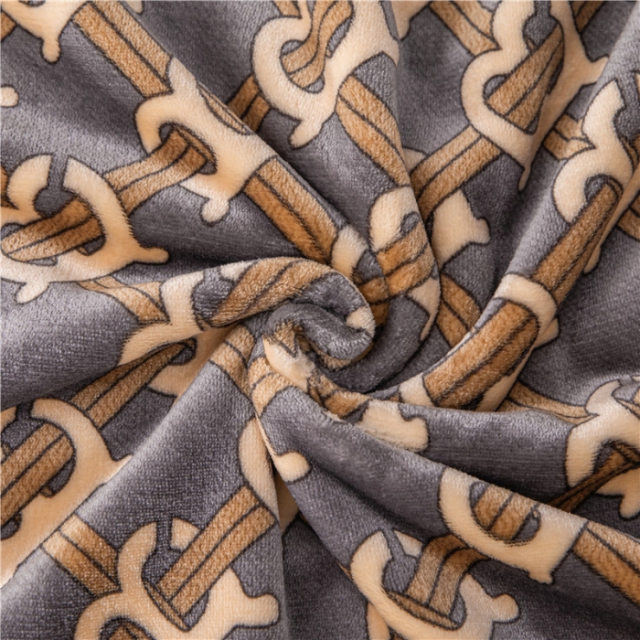 91家纺网 家纺一手货源 找家纺 卡奥 2024新款双层复合云貂绒北极绒休闲毛毯 羊羔-贝莉