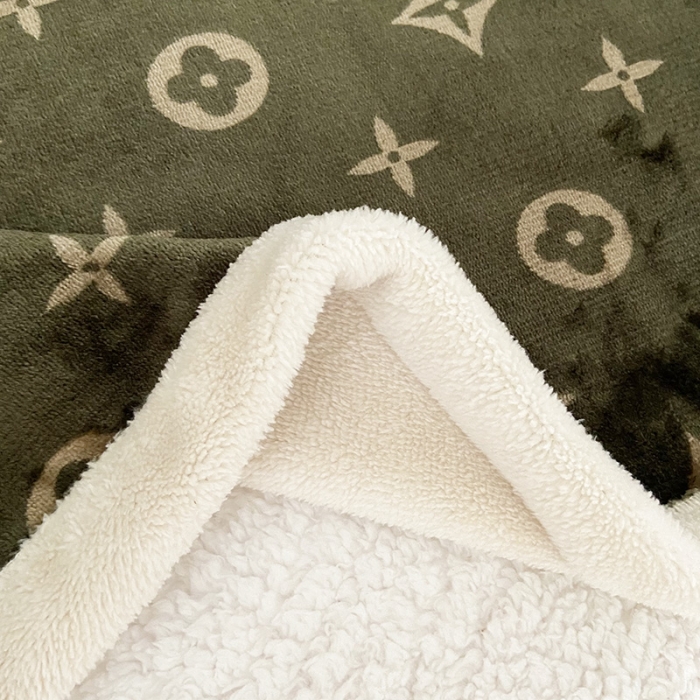 91家纺网 家纺一手货源 找家纺 卡奥 2024新款双层复合云貂绒北极绒休闲毛毯 羊羔-比格