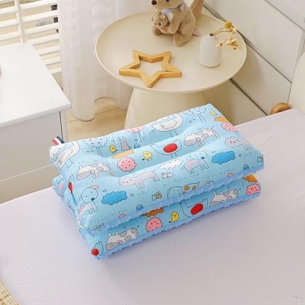 91家纺网 家纺一手货源 找家纺 （总）冬巢 2023新款A类13372全棉豆豆绒儿童枕头芯纯棉豆豆枕