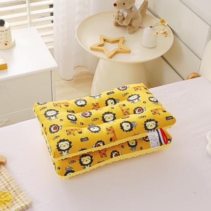 91家纺网 家纺一手货源 找家纺 （总）冬巢 2023新款A类13372全棉豆豆绒儿童枕头芯纯棉豆豆枕