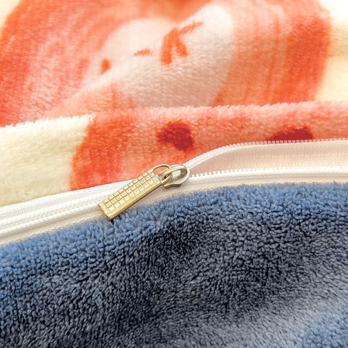 91家纺网 家纺一手货源 找家纺 芃成 2023新款双面牛奶绒印花四件套 草莓奶昔