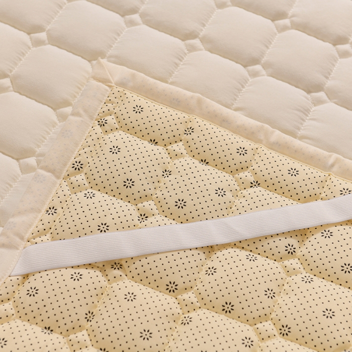 91家纺网 家纺一手货源 找家纺 恋绒 2023新款A类升级款防水床垫隔尿床护垫床褥子软垫床垫保护罩 防水款-奶油色