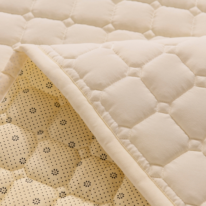 91家纺网 家纺一手货源 找家纺 恋绒 2023新款A类升级款防水床垫隔尿床护垫床褥子软垫床垫保护罩 防水款-奶油色