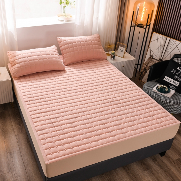 91家纺网 家纺一手货源 找家纺 恋绒 2023新款A类升级款防水隔尿床护垫床褥子床垫 防水款-珍珠玉