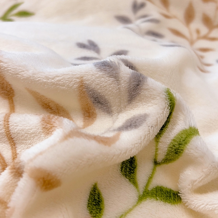 91家纺网 家纺一手货源 找家纺 芃成 2023新款牛奶绒印花单被套 春意盎然