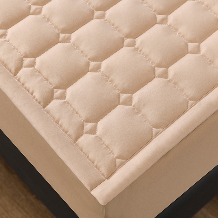 91家纺网 家纺一手货源 找家纺 恋绒 2023新款A类升级款防水床垫隔尿床护垫床褥子软垫床垫保护罩 防水款-浅驼色