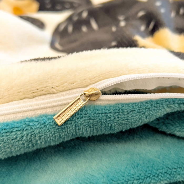 91家纺网 家纺一手货源 找家纺 芃成 2023新款牛奶绒印花单被套 赫本