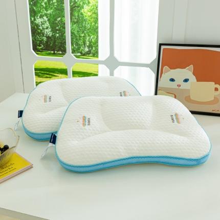 91家纺网 家纺一手货源 找家纺 （总）糖果枕芯 2023新款天丝针织棉彩虹儿童枕头枕芯