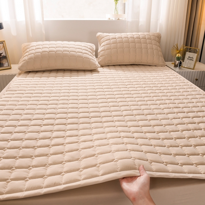 91家纺网 家纺一手货源 找家纺 （总）恋绒 2023新款A类升级款防水隔尿床护垫床褥子软垫床垫保护罩