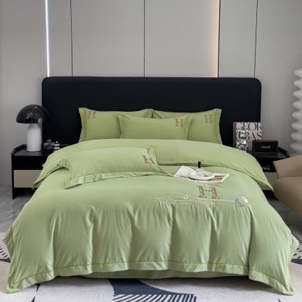 91家纺网 家纺一手货源 找家纺 （总）金米诺 2024新款锦棉提花四件套刺绣系列-欧曼