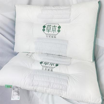 91家纺网 家纺一手货源 找家纺 (总) 拾光枕芯 2023新款全棉决明子草本二合一荞麦护颈睡眠枕芯