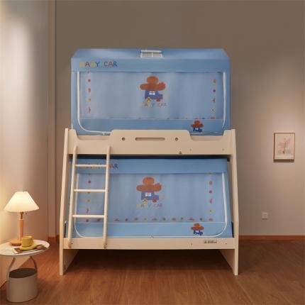 91家纺网 家纺一手货源 找家纺 新太阳 2025新款房顶款子母床坐床蚊帐 汽车面包