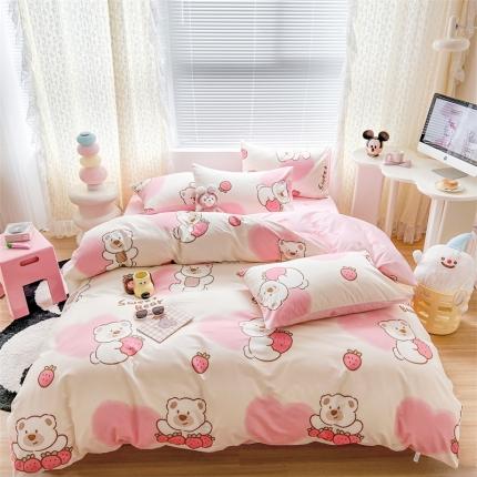 91家纺网 家纺一手货源 找家纺 （总）顾里家纺 2023新款40支13372全棉印花四件套-第二批