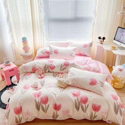 91家纺网 家纺一手货源 找家纺 （总）顾里家纺 2023新款40支13372全棉印花四件套-第二批