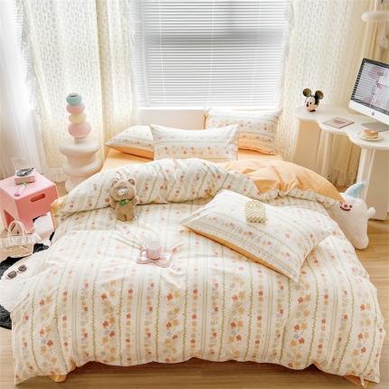 91家纺网 家纺一手货源 找家纺 （总）顾里家纺 2023新款40支13372全棉印花四件套-第二批