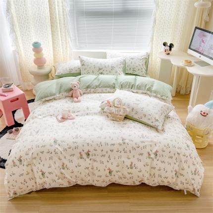 91家纺网 家纺一手货源 找家纺 （总）顾里家纺 2023新款40支13372全棉印花四件套-第二批