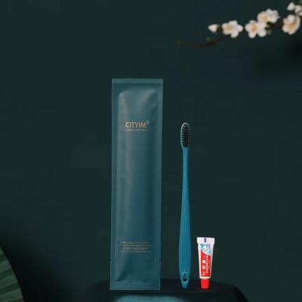 91家纺网 家纺一手货源 找家纺 安力森/诚臻酒店用品 高端五星级酒店专用一次性洗漱用品套装高档民宿用一次性牙刷牙具