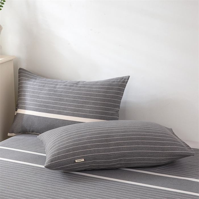 91家纺网 家纺一手货源 找家纺 首爱家纺 2025新款原棉纯棉粗布床单纯棉单床单 冷灰