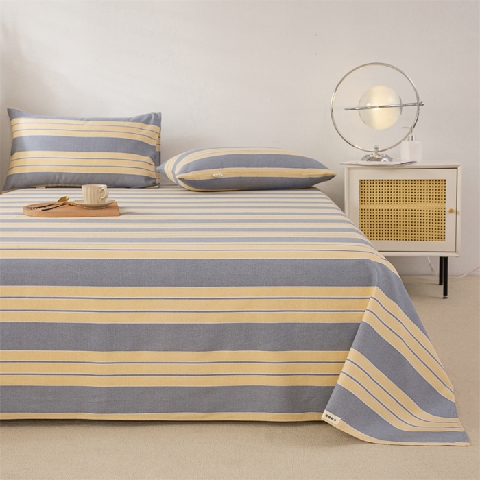 91家纺网 家纺一手货源 找家纺 首爱家纺 2025新款原棉纯棉粗布床单纯棉单床单 温馨