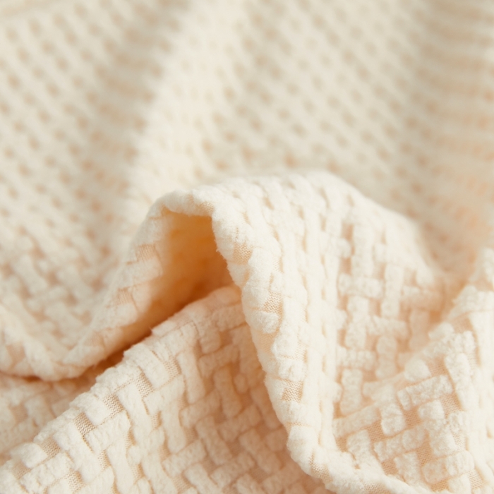 91家纺网 家纺一手货源 找家纺 逐日沙发套 2023新款提花椅子套-交点系列 交点-米黄色