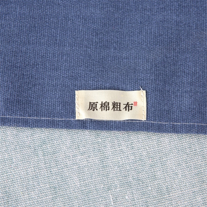 91家纺网 家纺一手货源 找家纺 棉乐町家居 2025新款原棉老粗布系列单床单 欢乐