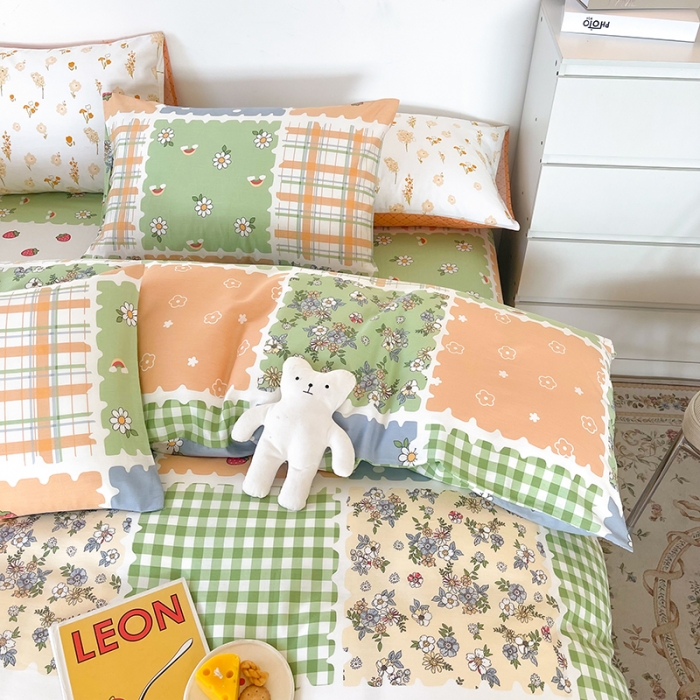 91家纺网 家纺一手货源 找家纺 （总）感遇家纺 2022新款全棉印花四件套