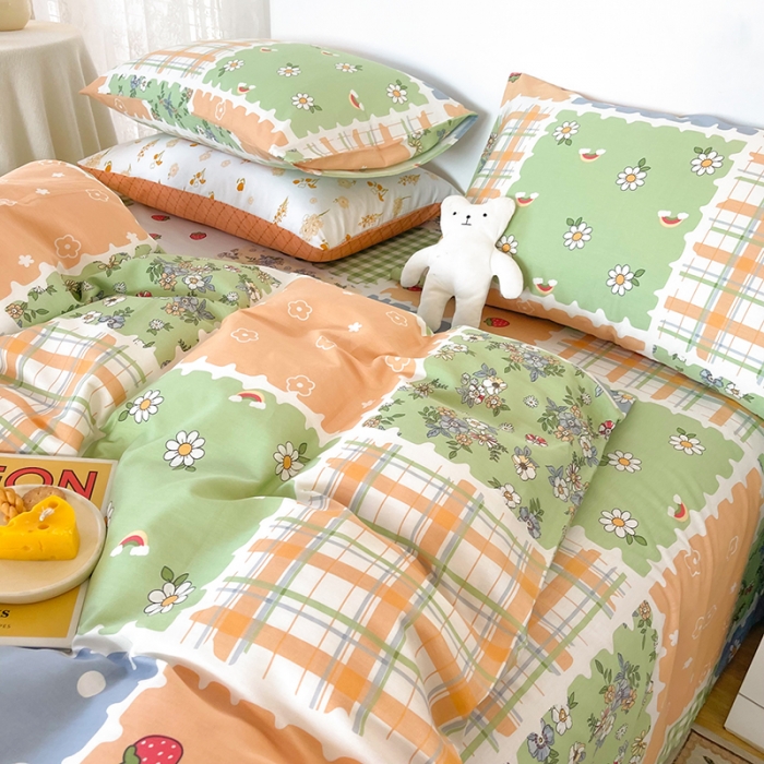 91家纺网 家纺一手货源 找家纺 （总）感遇家纺 2022新款全棉印花四件套