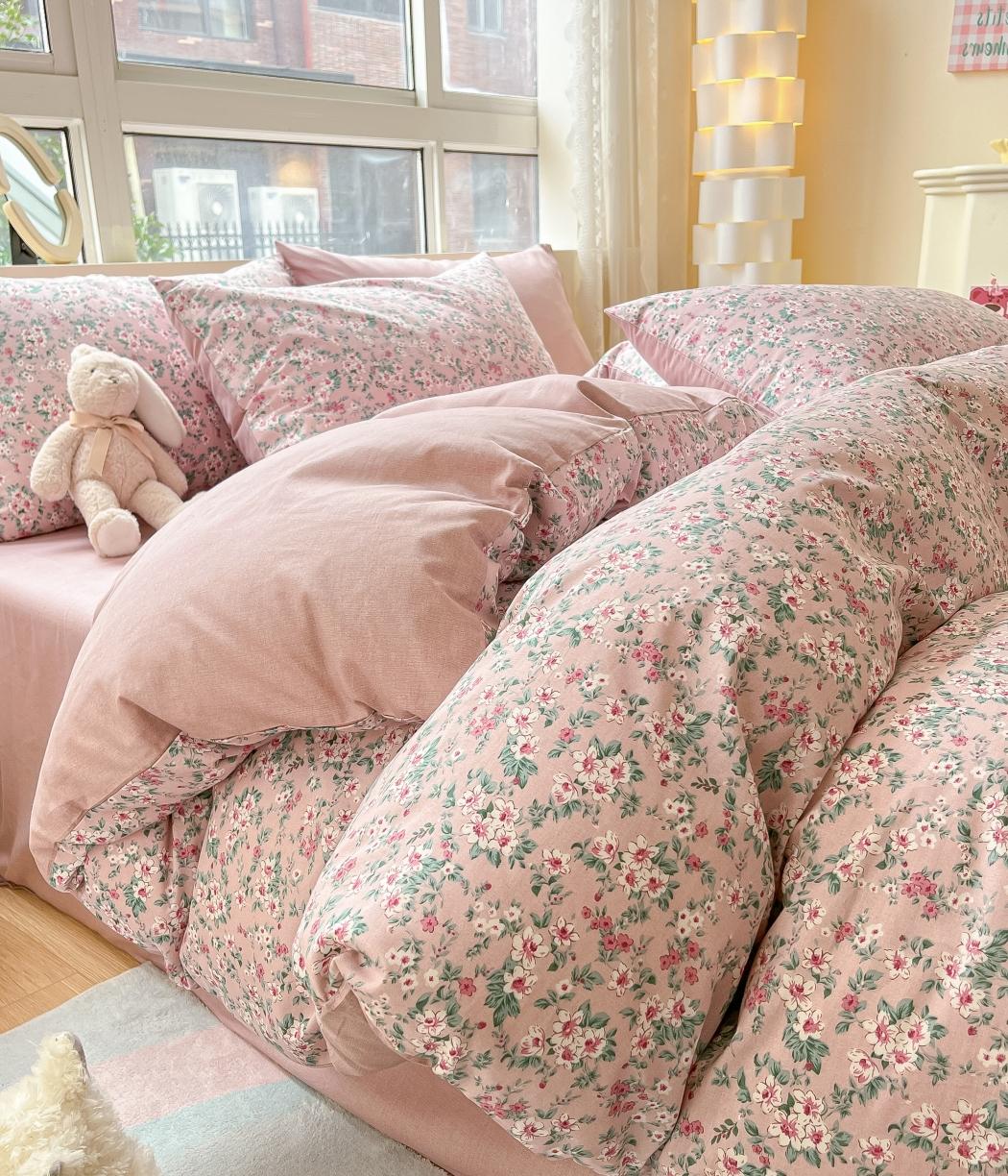 91家纺网 家纺一手货源 找家纺 柠馨 2023新款13376全棉单被套 扶摇紫