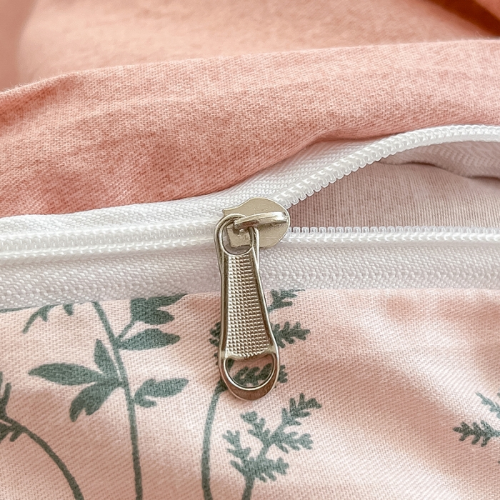 91家纺网 家纺一手货源 找家纺 柠馨 2023新款13376全棉单被套 妃子笑粉