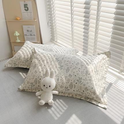 91家纺网 家纺一手货源 找家纺 （总）柠馨 2023新款13376全棉单品枕套