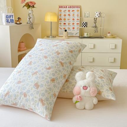 91家纺网 家纺一手货源 找家纺 （总）柠馨 2023新款13376全棉单品枕套