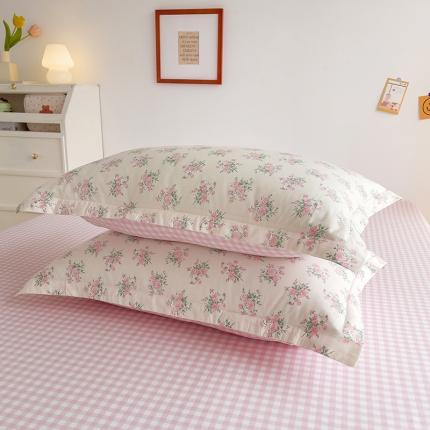 91家纺网 家纺一手货源 找家纺 （总）柠馨 2023新款13376全棉单品枕套