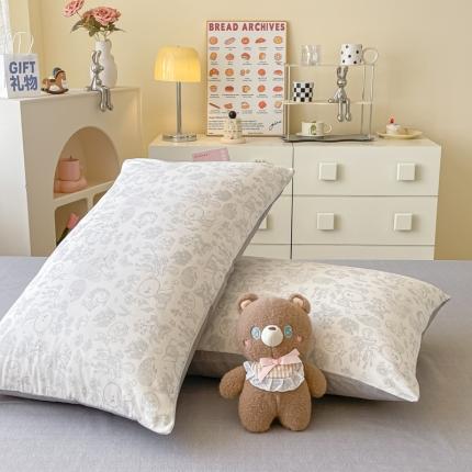 91家纺网 家纺一手货源 找家纺 （总）柠馨 2023新款13376全棉单品枕套