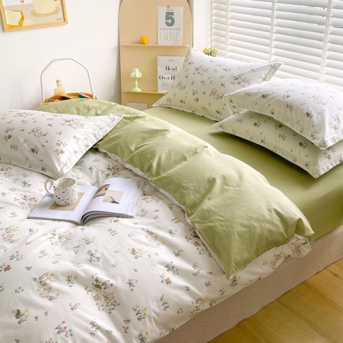 91家纺网 家纺一手货源 找家纺 柠馨 2023新款13376全棉单品枕套 仙子