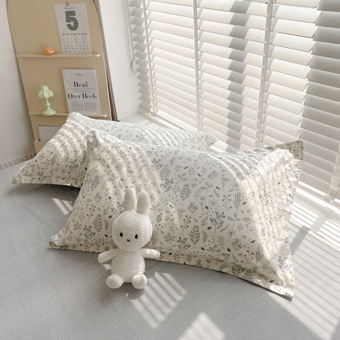 91家纺网 家纺一手货源 找家纺 柠馨 2023新款13376全棉单品枕套 丛林