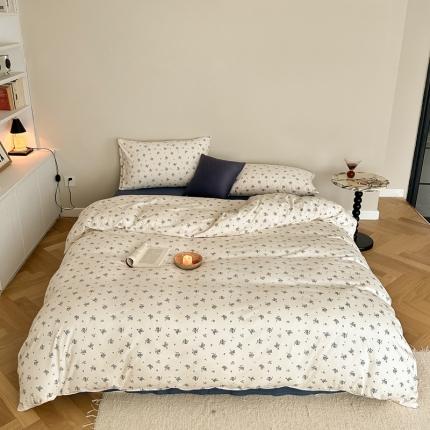 91家纺网 家纺一手货源 找家纺 （总）爱丽丝 2023新款全活性印花全棉a类母婴级针织棉四件套