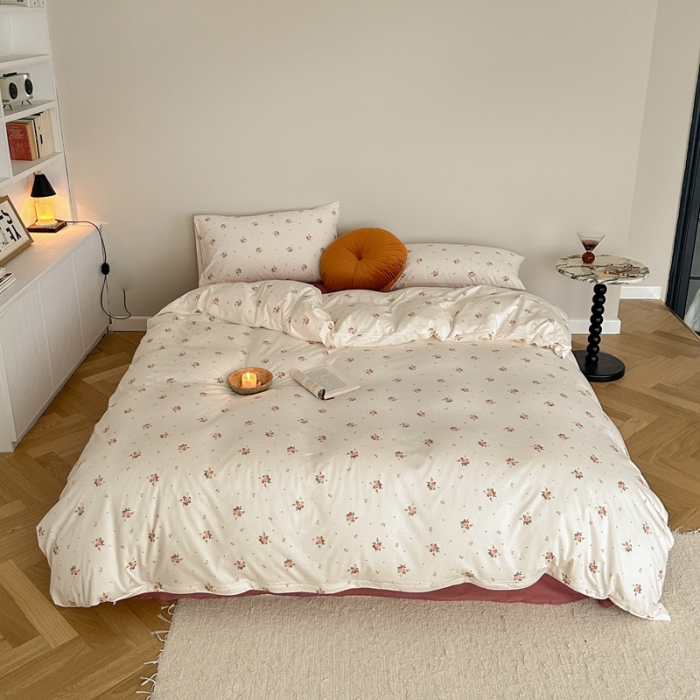 91家纺网 家纺一手货源 找家纺 爱丽丝 2023新款全活性印花全棉a类母婴级针织棉四件套 芭蕾舞曲