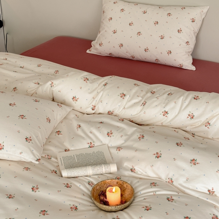 91家纺网 家纺一手货源 找家纺 爱丽丝 2023新款全活性印花全棉a类母婴级针织棉四件套 芭蕾舞曲