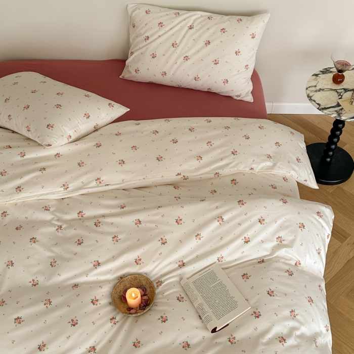 91家纺网 家纺一手货源 找家纺 爱丽丝 2023新款全活性印花全棉a类母婴级针织棉四件套 芭蕾舞曲