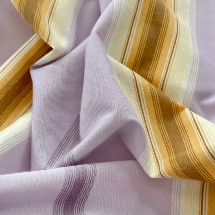 91家纺网 家纺一手货源 找家纺 爱丽丝 2023新款全活性印花全棉a类母婴级针织棉四件套 普罗旺斯