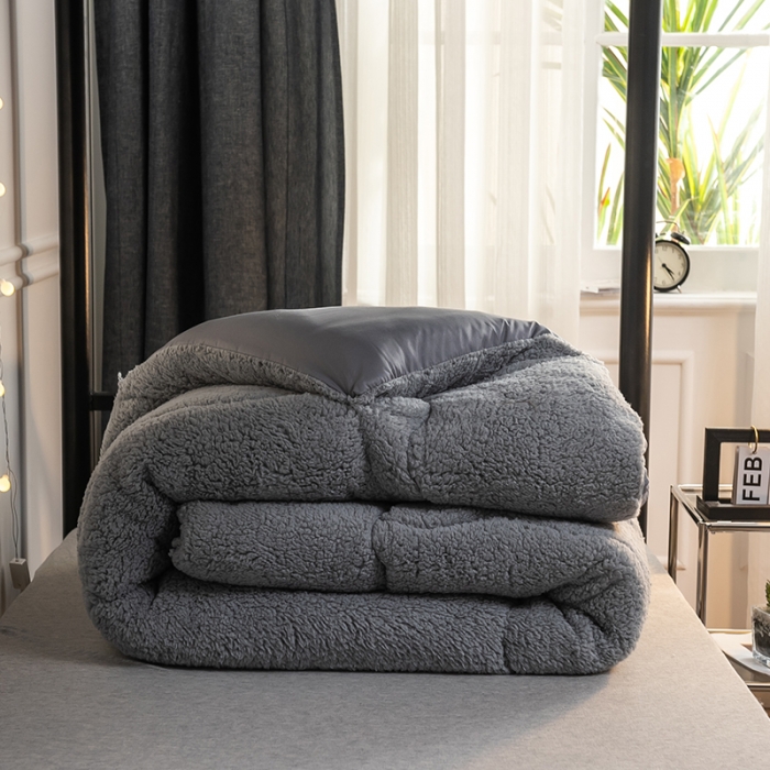 91家纺网 家纺一手货源 找家纺 (总）畅销被业 2024新款羊羔绒学生床冬被