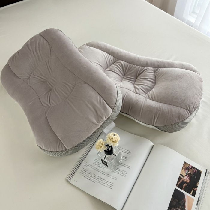 91家纺网 家纺一手货源 找家纺 星芯合家纺 2024新款凉感双面软管安睡枕咖色