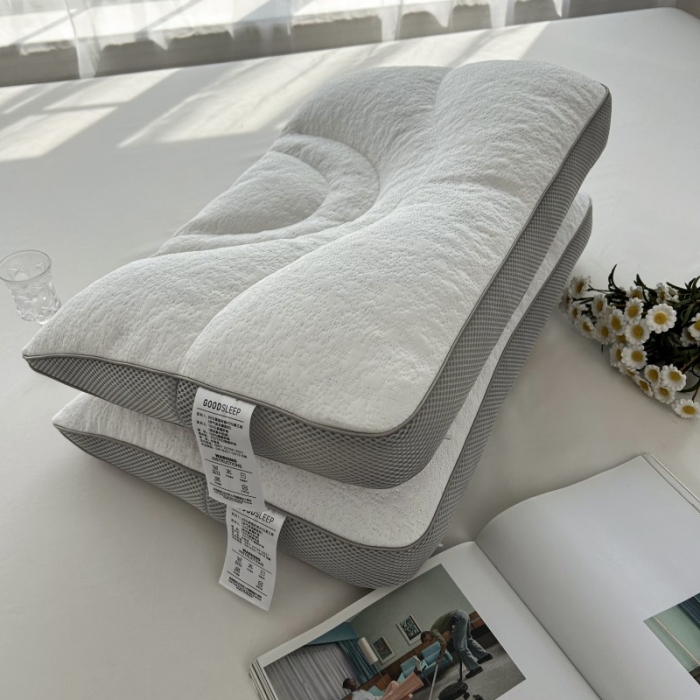 91家纺网 家纺一手货源 找家纺 （总）星芯合家纺 2024新款凉感双面反弓软管枕