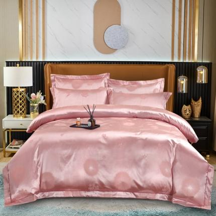 91家纺网 家纺一手货源 找家纺 (总) OL家纺 2023新款丝加棉大提花床盖夹棉四件套