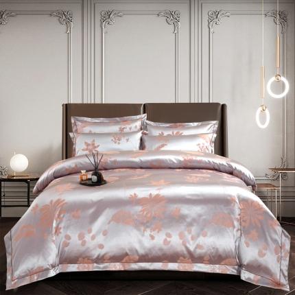 91家纺网 家纺一手货源 找家纺 (总) OL家纺 2023新款丝加棉大提花床盖夹棉四件套