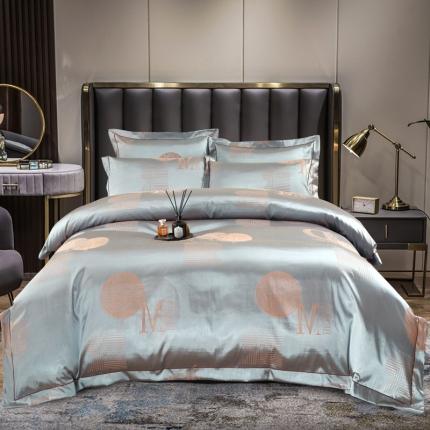 91家纺网 家纺一手货源 找家纺 (总) OL家纺 2023新款丝加棉大提花床盖夹棉四件套