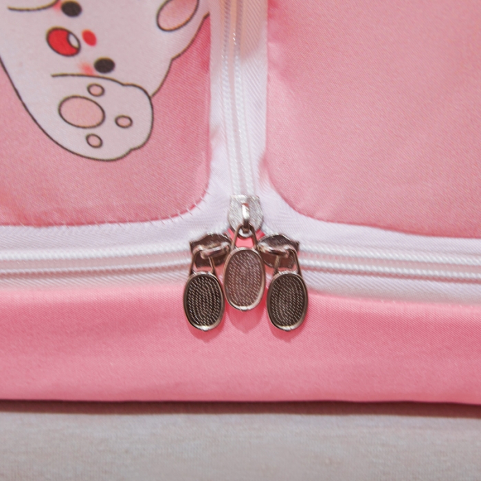 91家纺网 家纺一手货源 找家纺 千逸虹 2024新款印花遮光坐床回底蚊帐 郁金香粉