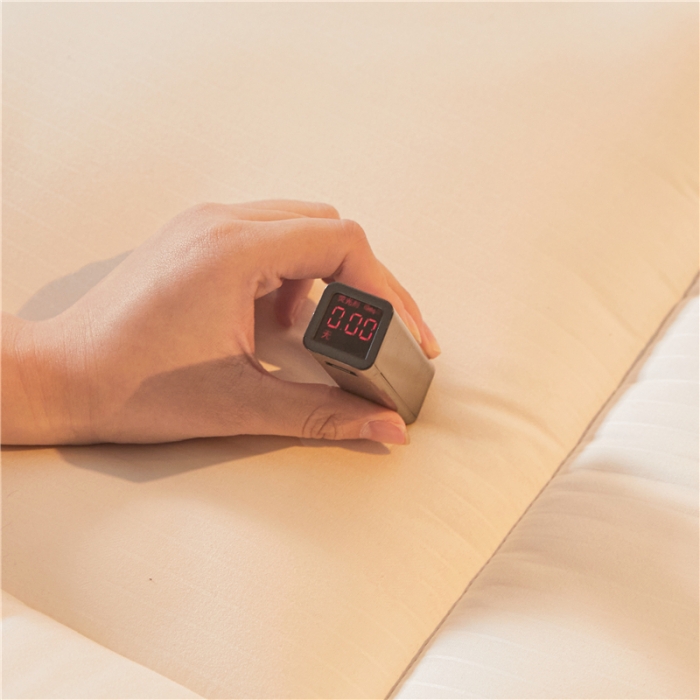 91家纺网 家纺一手货源 找家纺 美梦里 2023新款A类酒店风抗菌软垫床垫 珍珠白