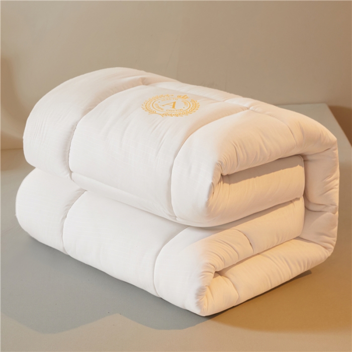 91家纺网 家纺一手货源 找家纺 美梦里 2023新款A类酒店风抗菌软垫床垫 珍珠白